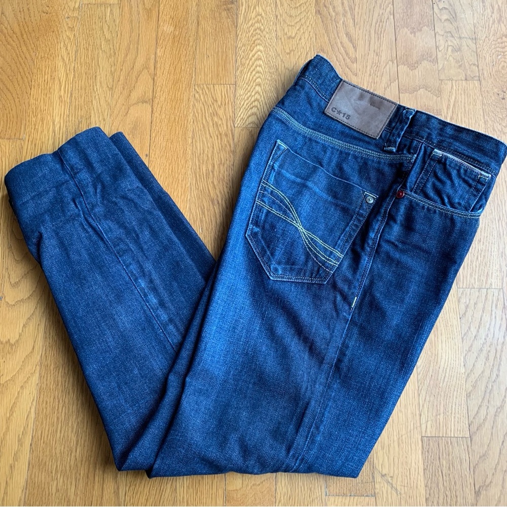 Celio Dark Blue Straight Fit C*15 100% Cotton Jeans Italian 30x28 Men or Boys